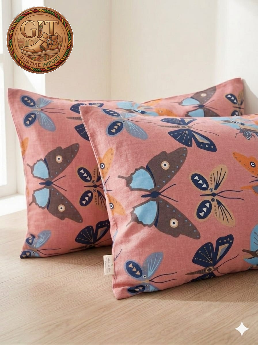 🤩📌 DISPONIBLE DUO DE FUNDA DE ALMOHADA ESTAMPADA 🌸🌸🌸🌸
