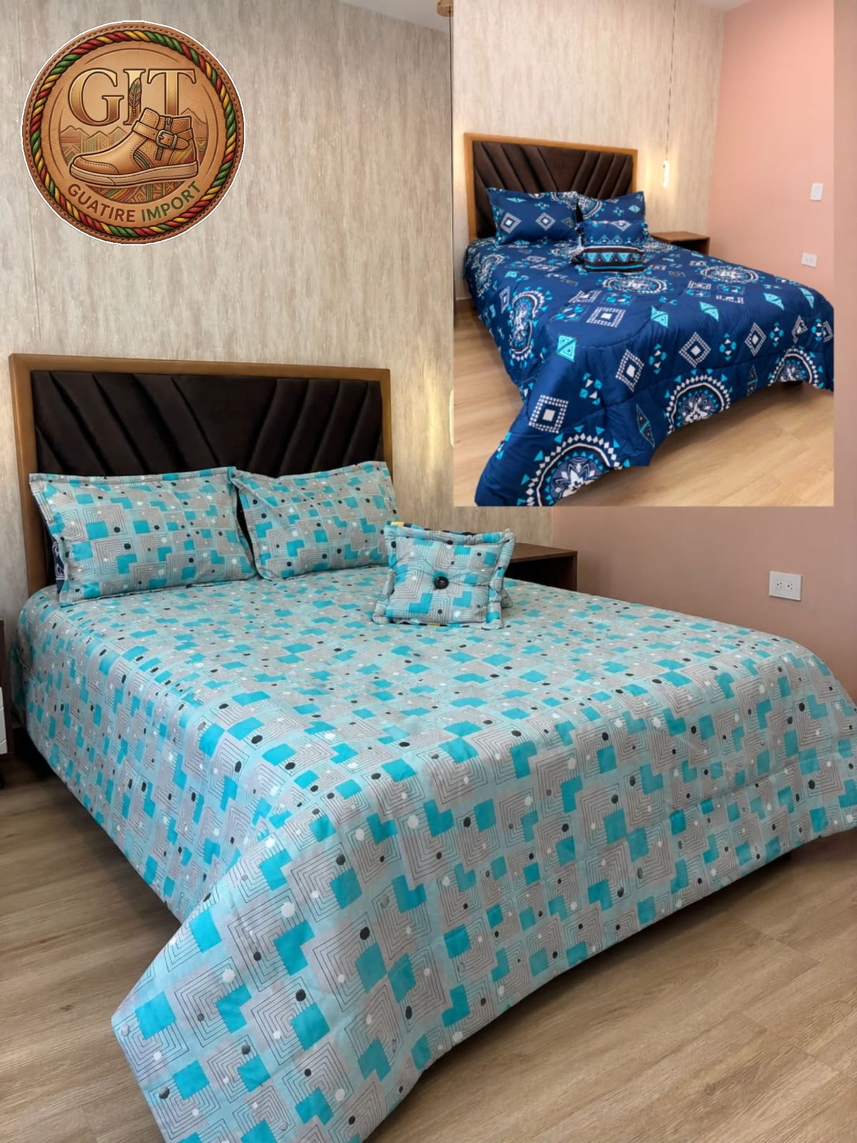 🪡🪢✨ DISPONIBLE JUEGO DE SÁBANAS ESTAMPADAS MATRIMONIAL 🤩🤩