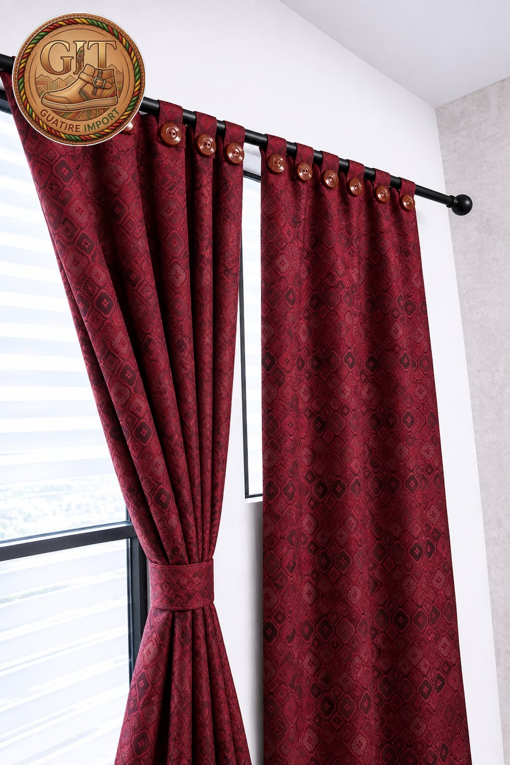 ✨ DISPONIBLE CORTINAS YACAR DOS PANELES 😍