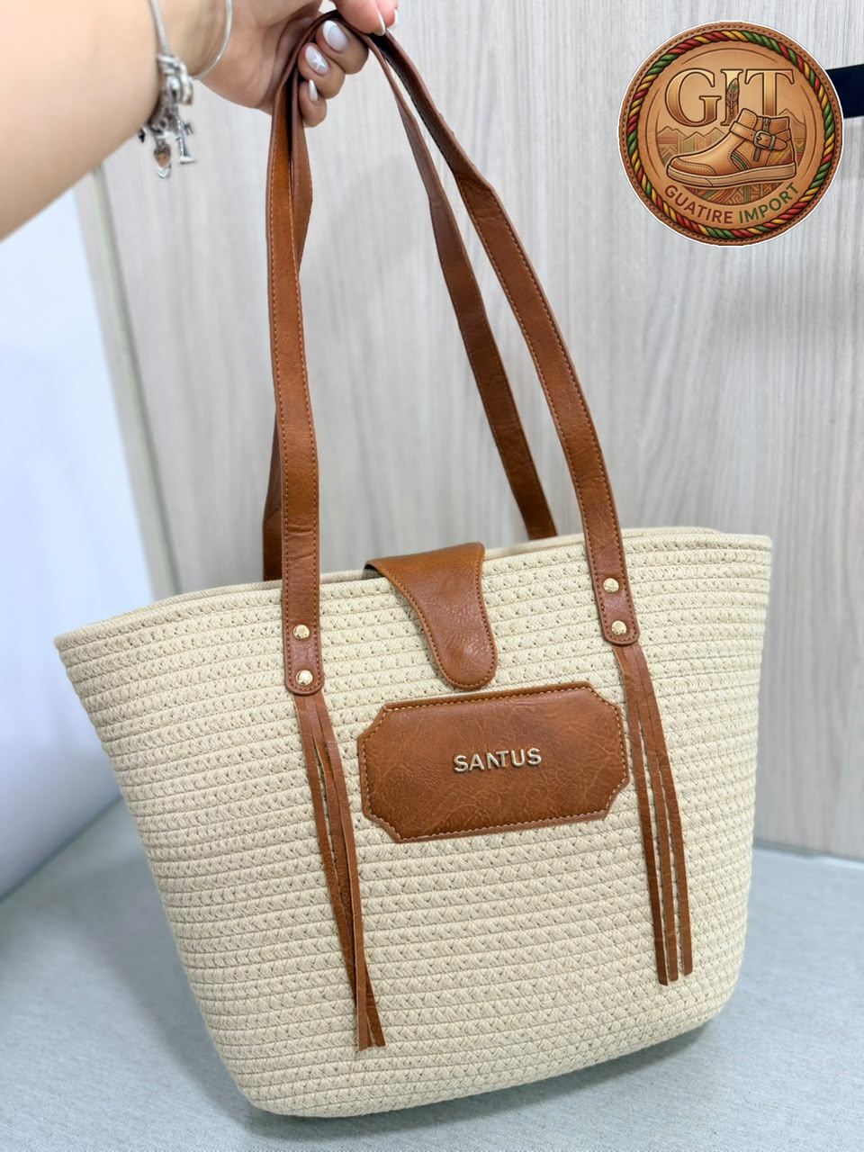 👜✨ BOLSO TOTE SANTUS TIPO YUTE✨👜
