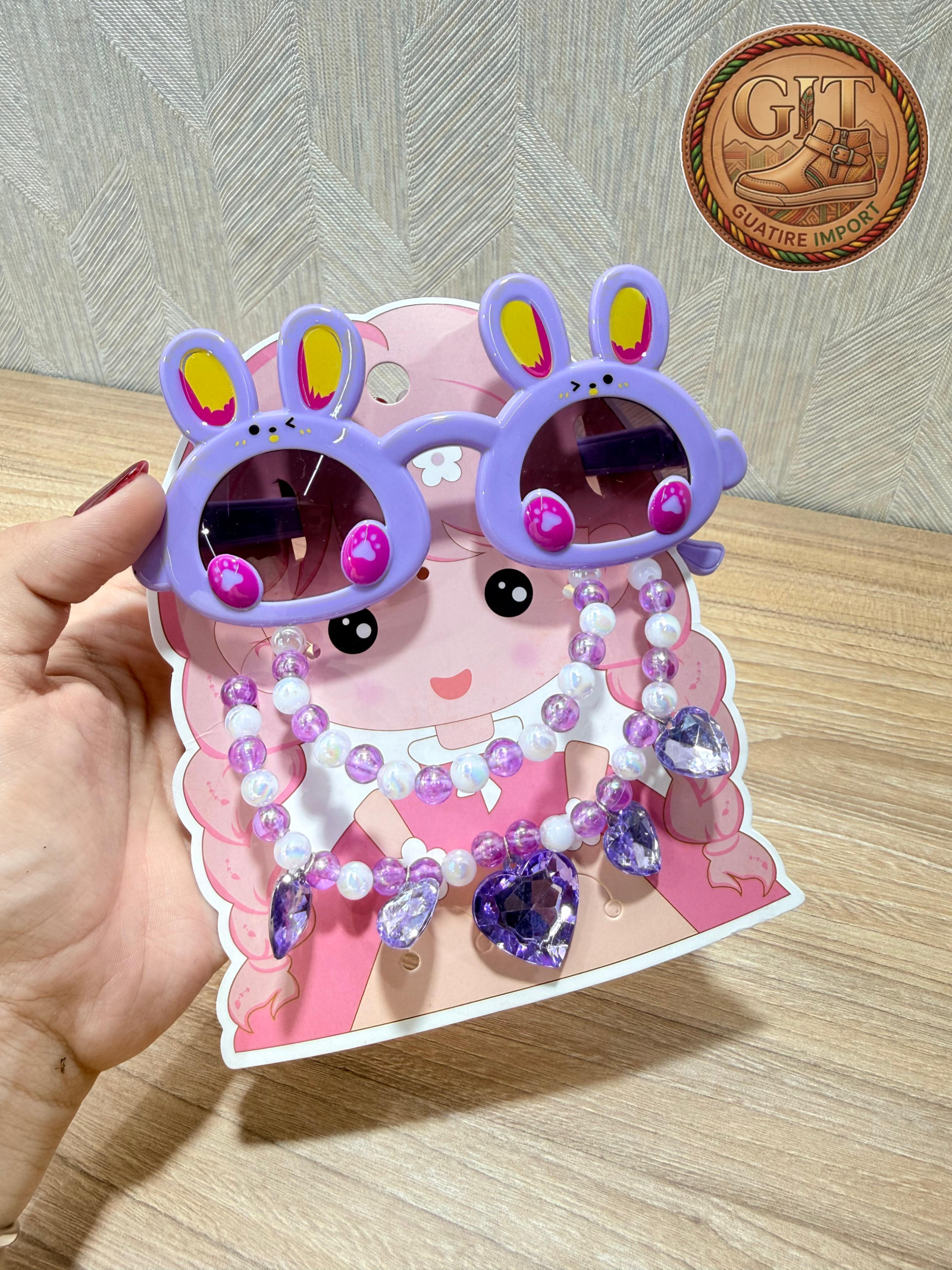 Set de gafas + cadenas♥