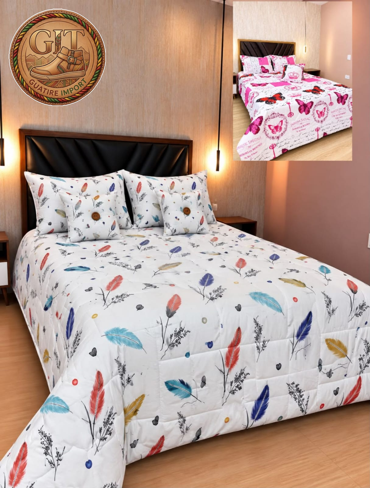 ✨ EDREDONES MATRIMONIALES ESTAMPADOS✨