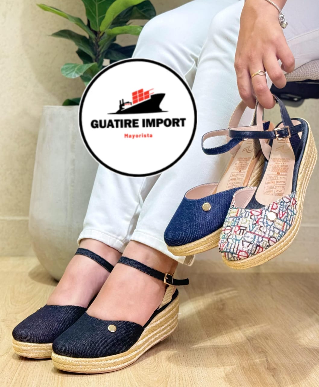 Hermosa plataforma forrada en yute - Image 3